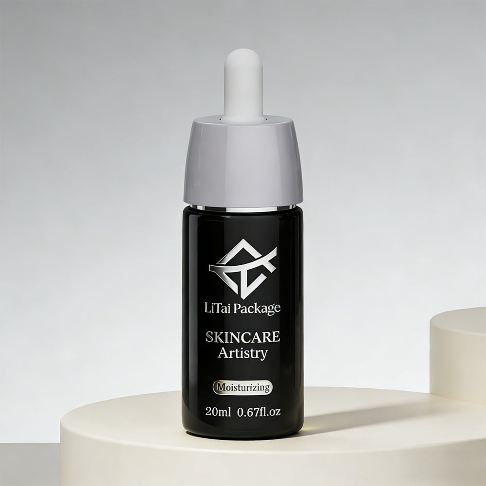 20ml 10ml Empty Luxury Custom Logo Hair Care Essential Oil Glass Dropper Bottle for Serum