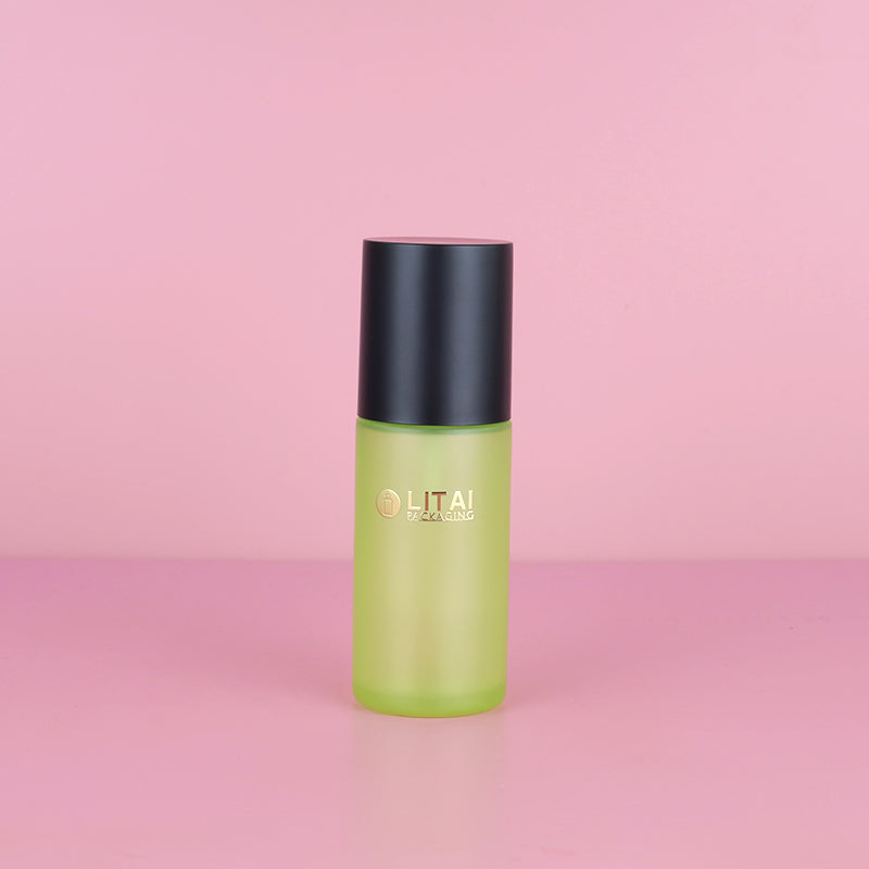 40ml Frosted glass pump bottle for lotion cream