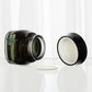 30ml 100ml 120ml Custom Gradient Black Square Cosmetic Glass Bottle Set with 50g moisturizing cream jar