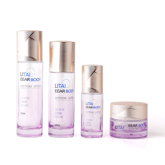 Bespoke Skincare Experience Design Your Own Glass Bottle Set