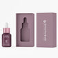 Skin Care Packaging Serum Bottle 1oz 30ml Clear Frosted Empty Slanted Shoulder Hair Essential Oil Glass Dropper Bottle with Box