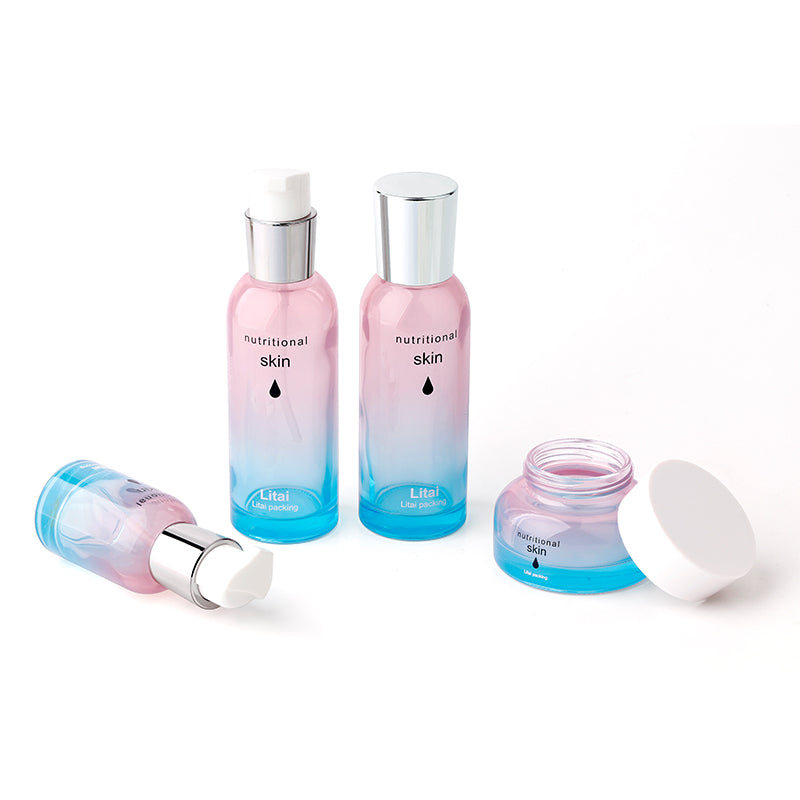 Personalized Beauty Create Your Own Glass Skincare Bottle Set