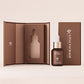 Skin Care Packaging Serum Bottle 1oz 30ml Clear Frosted Empty Slanted Shoulder Hair Essential Oil Glass Dropper Bottle with Box