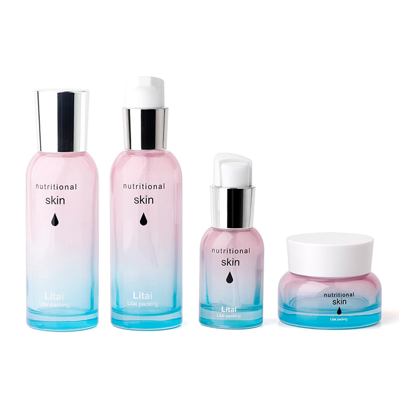 Personalized Beauty Create Your Own Glass Skincare Bottle Set