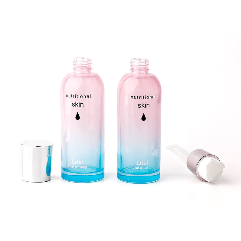 Personalized Beauty Create Your Own Glass Skincare Bottle Set