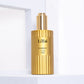 Thick Bottom Custom 30ml 40ml 100ml 120ml Dropper Bottle Glass Serum Bottle with Gold Push Button