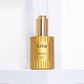 Thick Bottom Custom 30ml 40ml 100ml 120ml Dropper Bottle Glass Serum Bottle with Gold Push Button