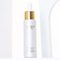 Slim Straight Flat Shoulder 30ml Essential Oil Serum Glass Bottle With Gold Push Button Dropper