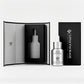Skin Care Packaging Serum Bottle 1oz 30ml Clear Frosted Empty Slanted Shoulder Hair Essential Oil Glass Dropper Bottle with Box