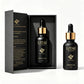 Wholesale Serum Bottles with Sandblasted Black Finish & Kraft Paper Tubes 15ml 30ml 50ml Glass Dropper Bottles with Box
