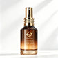 Custom Glass Cosmetic Packaging Amber Gradient Glass Face Serum Lotion Oil Bottle with Box