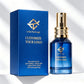 Custom Glass Cosmetic Packaging Amber Gradient Glass Face Serum Lotion Oil Bottle with Box