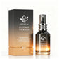 Custom Glass Cosmetic Packaging Amber Gradient Glass Face Serum Lotion Oil Bottle with Box