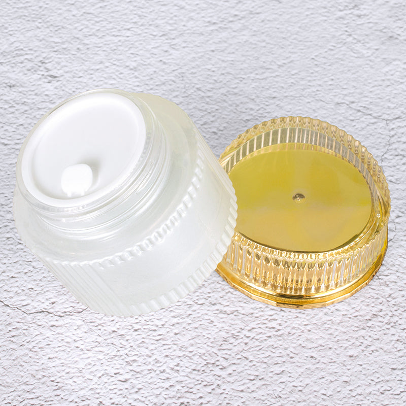 Charming Glass Skincare Jars - Add a Touch of Elegance to Your Beauty Routine