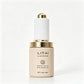 Custom Beige Luxury Hair Oil Serum Bottle 1 Oz Empty Push Press Dropper Glass Bottle 30ml With Box Packaging
