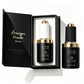 Sandblasted Black Finish Empty 30ml 1oz Glass Dropper Bottles with Package Box