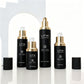 30ml 60ml 100ml 120ml Empty Cream Pump Dropper Serum Oil Bottle Matte Black Glass Bottle Pump Lotion Skincare Packaging Sets