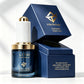 30ML Blue Empty Frosted Glass Skincare Dropper Bottles With Packaging Box