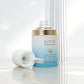 30ML Blue Empty Frosted Glass Skincare Dropper Bottles With Packaging Box
