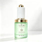Custom Dark Green 1oz Empty 30ml Facial Oil Glass Bottles With Push Button Dropper Serum Glass Bottle With Box