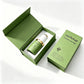 Custom Dark Green 1oz Empty 30ml Facial Oil Glass Bottles With Push Button Dropper Serum Glass Bottle With Box