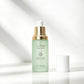 Empty Frosted Green Glass Cream Cosmetic Pump Bottle Luxury 100 ml 30ml Pump Dropper Spray Bottle Cosmetics