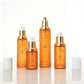 Custom Logo Round 30ml 1oz Empty Orange Glass Dropper Bottle With Gift Magnetic Box