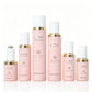 Custom 30ml 1oz Serum Oil Bottle Luxury Transparent Pink Matte Frosted Glass Dropper Bottles With Magnetic Packaging Box