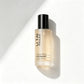100ml Luxury Beige Frosted Glass Cosmetic Pump Bottle Empty With Packaging Box
