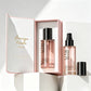 Luxury 30mL 50mL100mL Serum Cosmetic Skincare Packaging Frosted Pink Gradient With Box