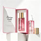 Luxury 30mL 50mL100mL Serum Cosmetic Skincare Packaging Frosted Pink Gradient With Box