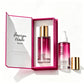 Luxury 30mL 50mL100mL Serum Cosmetic Skincare Packaging Frosted Pink Gradient With Box