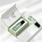30ml Frosted Green Glass Press Button Dropper Bottles Custom Empty with Packaging Box
