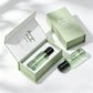30ml Frosted Green Glass Press Button Dropper Bottles Custom Empty with Packaging Box