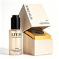 Custom Printed Beige Cosmetic Packaging Set Serum Oil Bottle 30ml for Serum Pump Bottle with Rigid Paper Gift Box