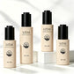 Custom Printed Beige Cosmetic Packaging Set Serum Oil Bottle 30ml for Serum Pump Bottle with Rigid Paper Gift Box