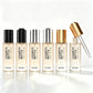Custom Printed Beige Cosmetic Packaging Set Serum Oil Bottle 30ml for Serum Pump Bottle with Rigid Paper Gift Box