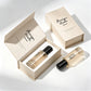 Custom Printed Beige Cosmetic Packaging Set Serum Oil Bottle 30ml for Serum Pump Bottle with Rigid Paper Gift Box