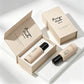 Custom Printed Beige Cosmetic Packaging Set Serum Oil Bottle 30ml for Serum Pump Bottle with Rigid Paper Gift Box