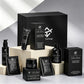 High-end Black Lace Pattern Cosmetic Gift Box Set Empty Professional Skin Care Packaging Solutions