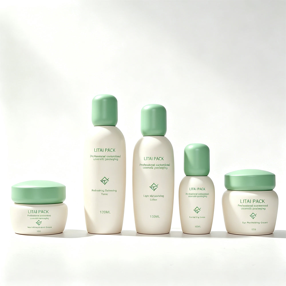 New Design Empty 30g 50g 100g Customizable Luxury Glass Jars for Face Skincare Moisture Cream