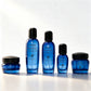 30g 50g 100g Luxury Double Wall Body Scrub Container Eye Cream Cosmetic Jar with Black Lids