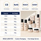 Customized Beige Cosmetic Skincare Packaging 30 100 ml Empty 1oz Cylinder Flat Shoulder Glass Dropper Serum Pump Bottle with Box