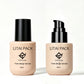 Customized Beige Cosmetic Skincare Packaging 30 100 ml Empty 1oz Cylinder Flat Shoulder Glass Dropper Serum Pump Bottle with Box