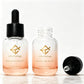 Luxury 30ml Round Matte Peach Glass Dropper Bottle Empty for Skin Care Serum & Essential Oil