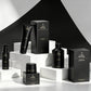 Empty Matte Glass Cosmetic Packaging Set Luxury Glass Cream Jar Custom Essential Oil Bottle