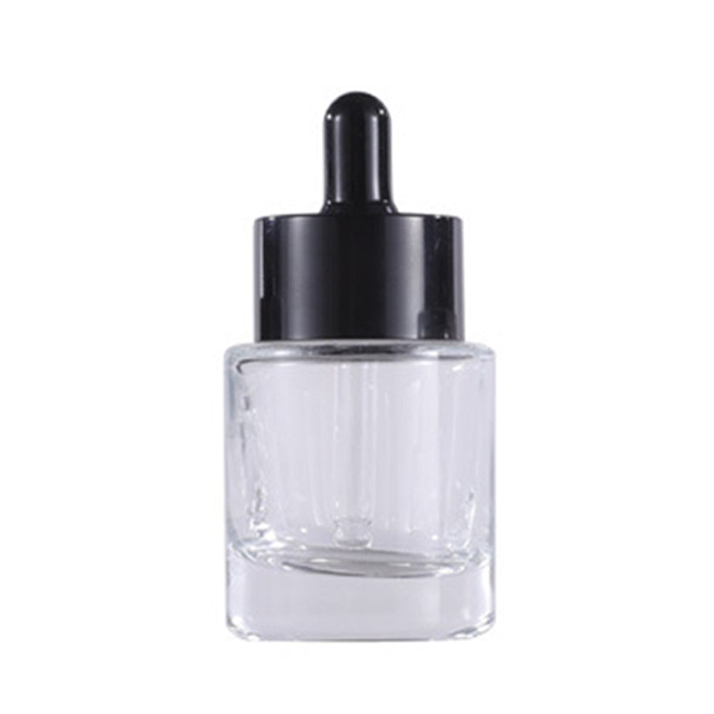 Luxury Custom Empty 30Ml Round Thick Cosmetic Face Serum Glass Dropper Bottle