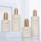 30ml 40ml 100ml Frosted Glass Pump Lotion Spray Cream Bottle Glass Dropper Serum Bottle with Gold Top