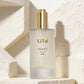 30ml 40ml 100ml Frosted Glass Pump Lotion Spray Cream Bottle Glass Dropper Serum Bottle with Gold Top
