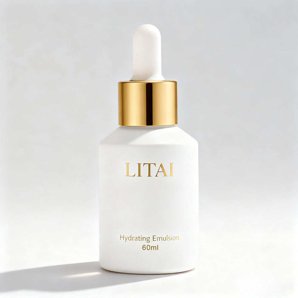 Luxury 100ml Empty Glass Cosmetic Packaging Bottles Jar 30ml 60ml Glass Dropper Set for Face Moisturizer Creams